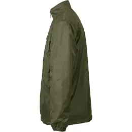 Heritage Windbreaker Jacket Olive Side